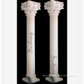 White Natural Decorative cavestone Roman Column
